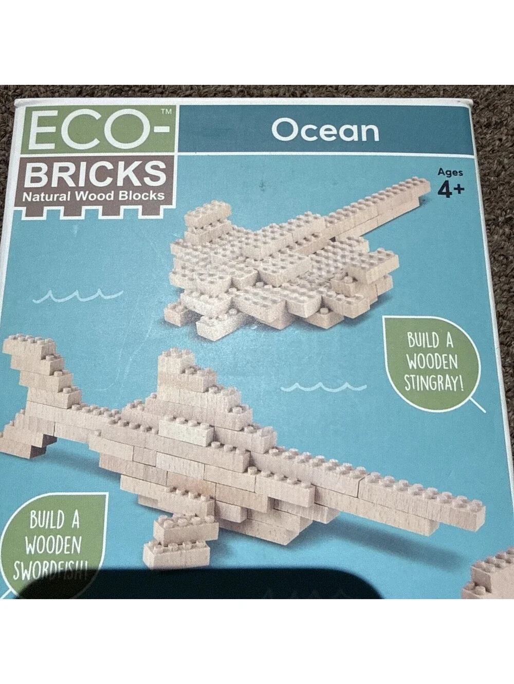 Eco Bricks Ocean Biodegradable Renewable Non Toxic Wooden